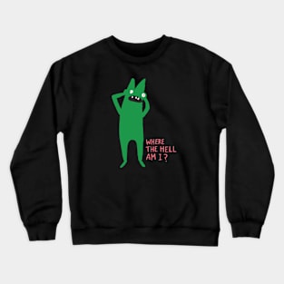 Alien Creature Crewneck Sweatshirt